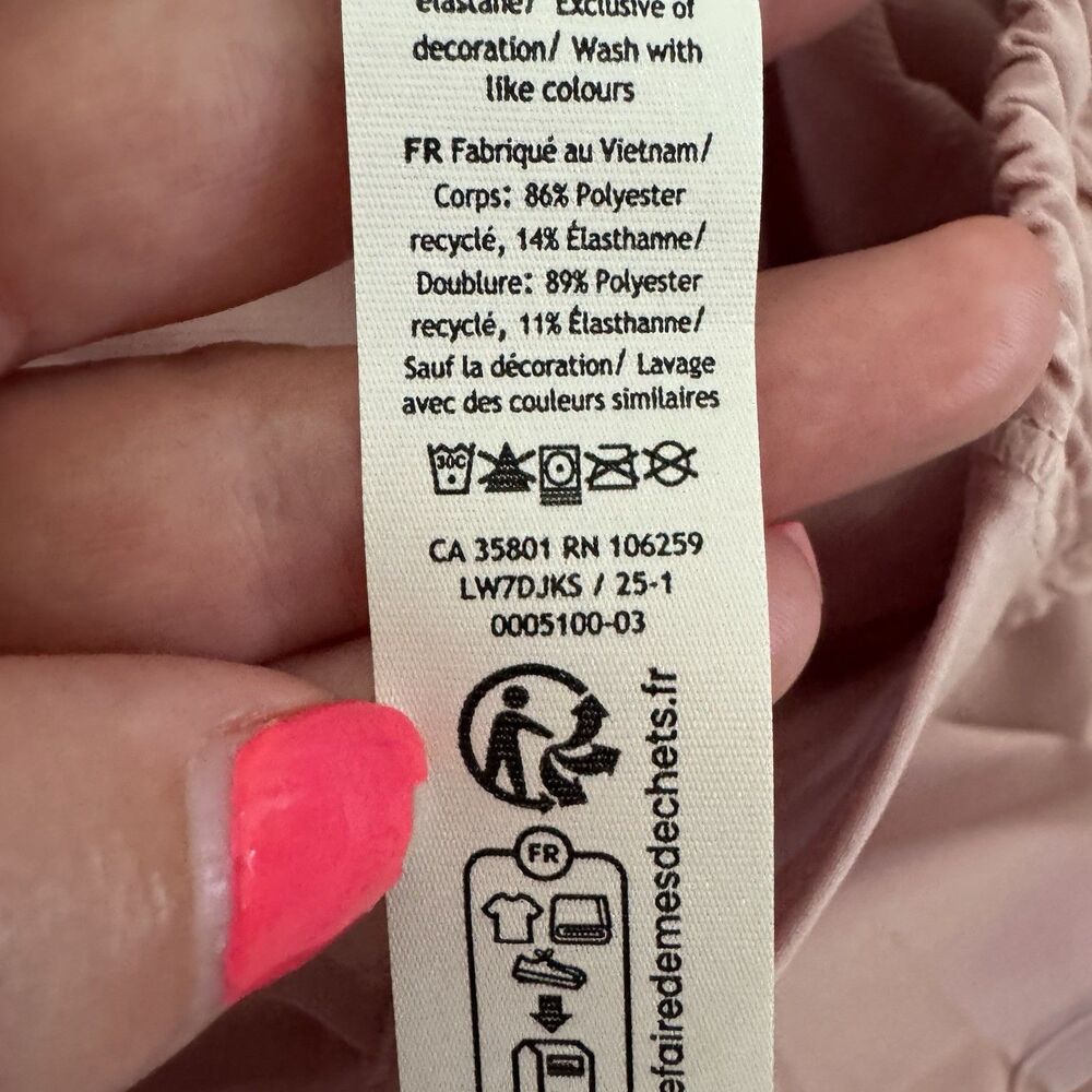 Lululemon Hotty Hot High Rise Shorts Women’s Size 4 Pink Haze 4” Lined Run NWT - Picture 7 of 12